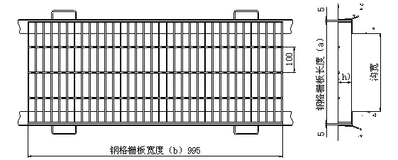 側(cè)溝蓋和橫斷溝蓋圖